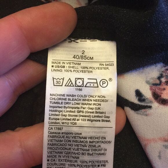 Banana Republic Long Sleeve A-Line Dress Size 2 - Picture 8 of 8